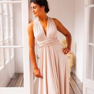 MIMETIK BCN Wedding Dress multi-way infinity in IVORY Size 4
